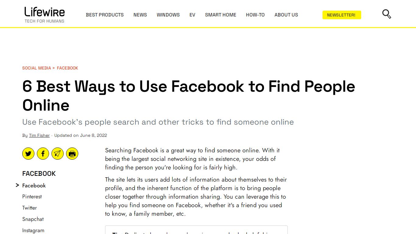 6 Best Ways to Search for People on Facebook - Lifewire